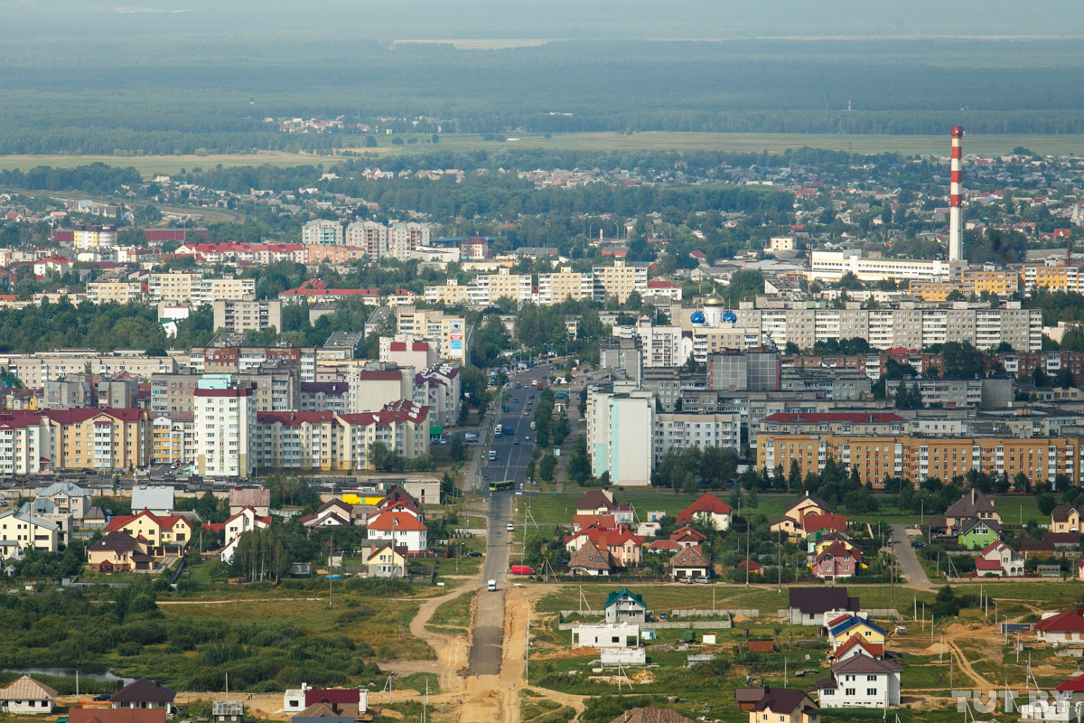 Панорама города Молодечно. Картинка