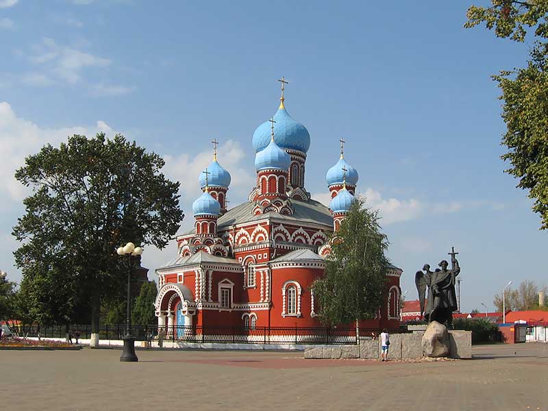Старый Борисов. Воскресенская церковь в Борисове. Картинка