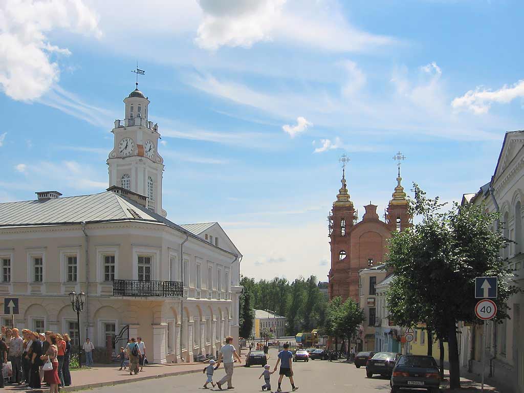 Витебск. Витебская ратуша. Это уголок старого Витебска. Картинка. Фото. Фотография