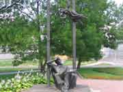 Памятник Марку Шагалу. Фото. Фотография. Картинка
